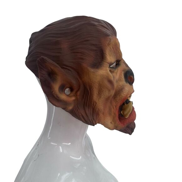 Vintage Horror Werewolf Adult Halloween Latex Mask 2003 The Paper Magic Group - Picture 12 of 16